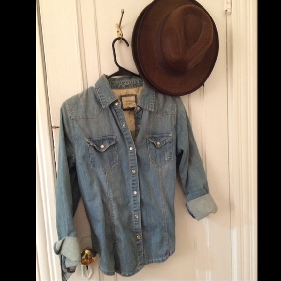 Denim button down - Picture 3 of 3